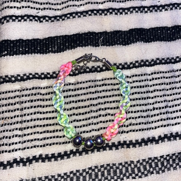 HAND MADE rainbow bracelet - Picture 1 of 1